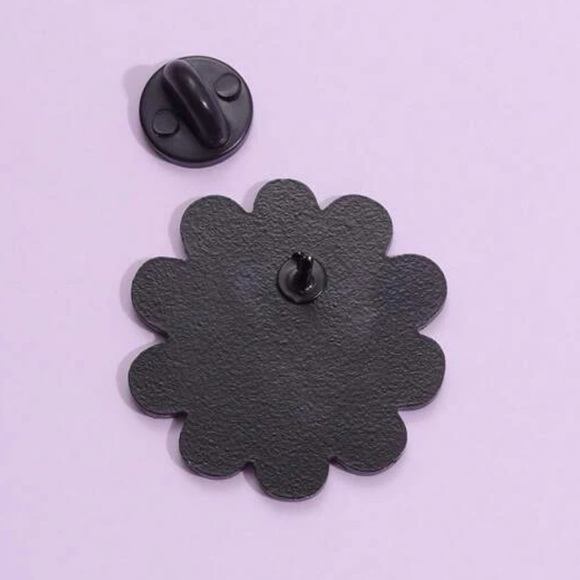 Inspirational message, You deserve… Purple Enamel Badass Pin, Great Gift - Picture 5 of 7